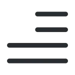 Textalign Justifyright SVG Icon